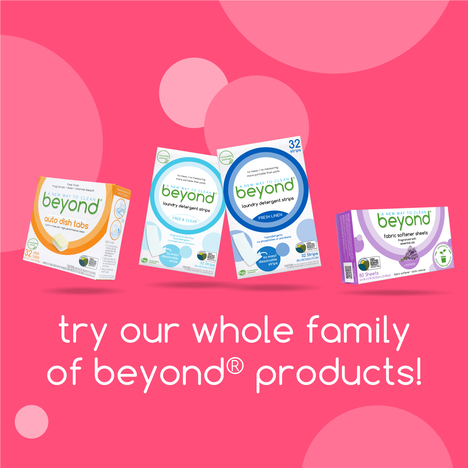 Beyond Laundry Detergent Strips [32 strips] - Free & Clear - image 7 of 7