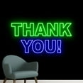 thumbnail image 3 of Handmadetneonsign Thank You Neon Sign, Thanks Led Neon Wall Art Decor, Store Shop Wall Decor, 3 of 5