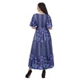thumbnail image 3 of Moomaya Robes d'Été Imprimées Manches Courtes Vêtements Décontractés pour Femmes, 3 of 4