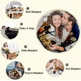 thumbnail image 5 of Custom Blanket with Photos-Customized Picture Blanket Flannel Throw Soft Blanket for Adult Kid Best Friend Birthday Gift-BedBlankets-9*Photos-1, 5 of 5