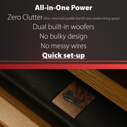 Dual Heritage Solide One Soundbar, Dolby Atmos, Made in Germany, Bluetooth