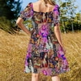 thumbnail image 3 of Femininomenon // Chappell Roan Muppet Collage Art Vestido de manga corta vestidos de fiesta mujer vestidos de mujer para ocasis especiales, 3 of 6