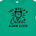 thumbnail image 4 of Inktastic The Worlds Cutest Alarm Clock Boys or Girls Baby T-Shirt, 4 of 5