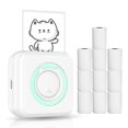 thumbnail image 1 of Functal Portable Mini Wireless Photo Printer With 10 Rolls, 1 of 4
