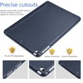 thumbnail image 3 of iPad 9.7" 2018 / 2017 Case, iPad Air / iPad Air 2 Case, Lightweight Smart Case Stand Auto Sleep/Wake, Microfiber Lining, Hard Back Cover For Apple iPad 9.7 iPad 5th/6th Generation, 3 of 7