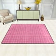 thumbnail image 1 of XMXY Pink Hearts Love Checkered Area Rugs Doormat Outdoor Entrance , Facecloth Non-slip Floor Mat Rug for Living Room Kitchen Sink Area Indoor 36"x24", 1 of 9