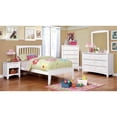 thumbnail image 5 of Bowery Hill Contemporary Solid Wood 5-Drawer Chest in White Finish, 5 of 5