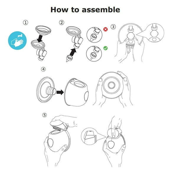 Electric pump,Bra Adjustment 2 Pump Portable Cup With 2pcs Free 2 10pcs Bre Hands Free Cup 8oz/240ml 2pcs Portable Pump 10 Suction Adjustment Buckles Modes 10 Pump Hands 2pcs Bra Huiop