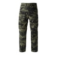 thumbnail image 6 of Domzest Mens Cargo Pants Tactical Pants Baggy Outdoor Waterproof Ripstop Workout Trousers Hiking Big&Tall Pant with Pockets Army Green 5XL, 6 of 8
