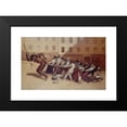 thumbnail image 2 of Jean Veber 14x10 Black Modern Framed Museum Art Print Titled - Parisians Pulling the Devil by the Tail (1920), 2 of 5