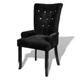 thumbnail image 2 of vidaXL Dining Chairs High Back Kitchen Side Chair for Home Dining Room Velvet, 2 of 35