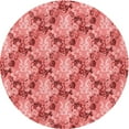 thumbnail image 1 of Ahgly Tapis d'Intérieur Lavable en Machine Carré Transitionnel Rose Corail Clair, 3 Pieds Carré, 1 of 7