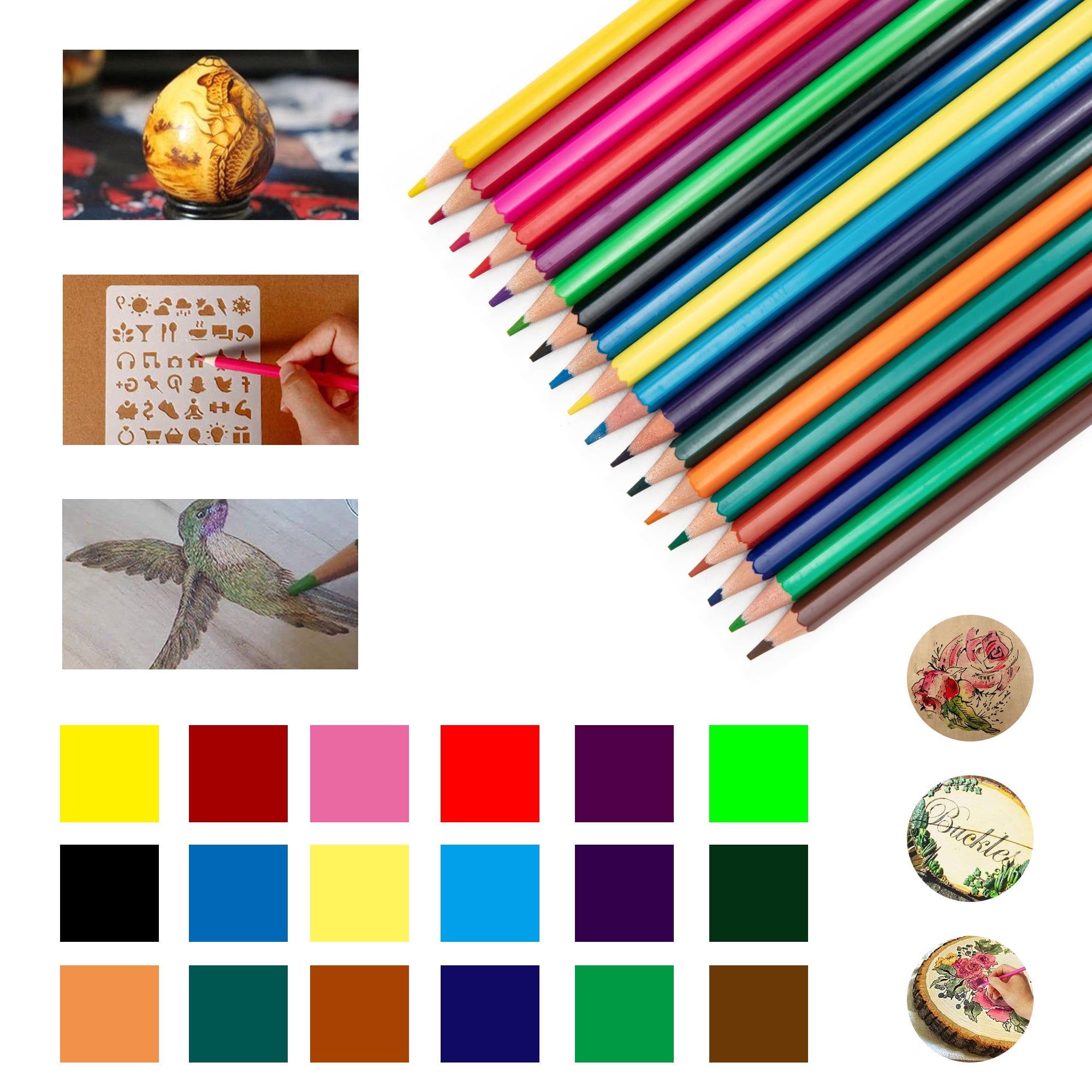 79 PCS Wood Burning Kit Wood Tool with Adjustable OnOff Switch Control