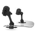 thumbnail image 2 of Adjustable 180° Motorcycle Windshield Extender - Universal Clip-On 36.5×15.5cm Transparent PC Lens with Rubber Pads, Reduces Wind Noise & Enhances Riding Comfort, Fits 3-5mm Windshields/Fairings for, 2 of 6