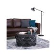 thumbnail image 3 of Maklaine Industrial 31 " Metal Storage Coffee Table in Antique Bronze, 3 of 10