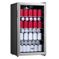 Arctic King 115-Can Beverage Fridge & Cooler, Stainless Steel Look, ARV115B1AST