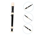 thumbnail image 4 of TABLZONE 1Set Beginner Practice Clarinet Plastic 8 Hole Wind Instrument Black Lightweight ABS, 4 of 8