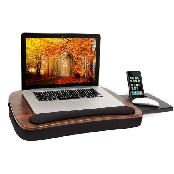 Sofia Sam Multi Tasking Memory Foam Lap Desk Wood Top Com Sofia Sam Multi Tasking Memory Foam Lap, Sofia Sam Lap Desk