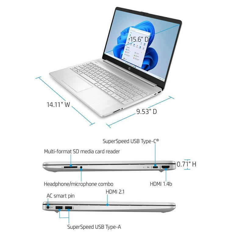 HP Core i7 15.6インチ 1TB SSD 16GBメモリ HP 15.6 inch FHD IPS Windows Laptop Intel Core i7-1355U 16GB