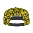 thumbnail image 4 of Fotbe Yellow Butterflies Flat Bill Visor Cap Classic Snapback Hat Polyester Foam Trucker Hat Trucker Cap Adjustable Baseball Cap, 4 of 9
