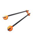 thumbnail image 1 of Rooftop Luggage Rack, Suction Mount 2 Pcs 36.22 Inch Stable Fixation Car Roof Rack Cross Bars  for Vehicles, 1 of 7