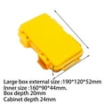 thumbnail image 4 of Almencla Shockproof Waterproof Box, Airtight Case Enclosure Airtight Portable Outdoor Dry Yellow L, 4 of 8