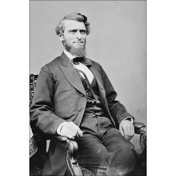 24"x36" Gallery Poster, Hon. Arthur Ingrham Boreman 1860-1875