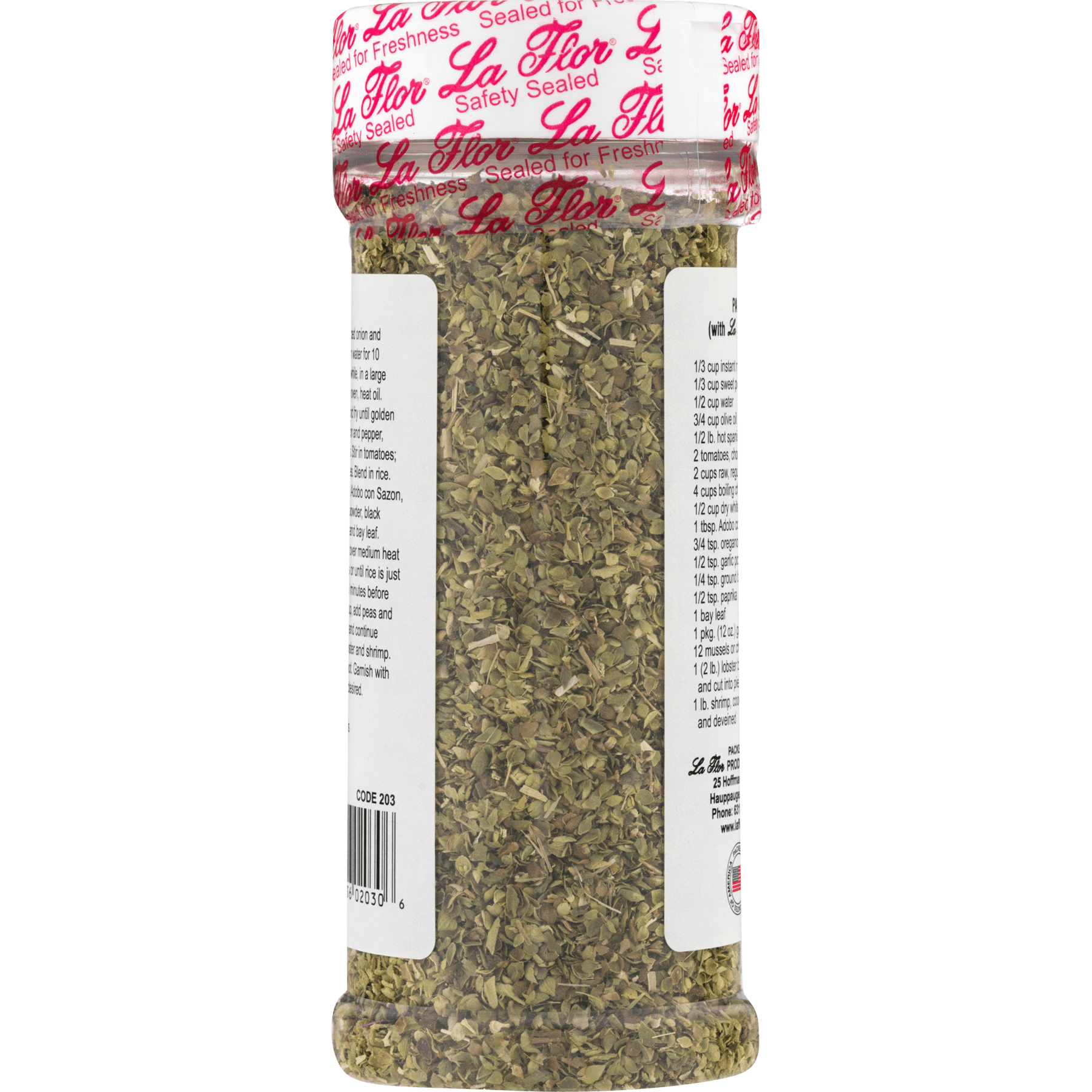 La Flor Organic Flakes Dehydrated Seasoning Jar