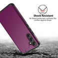 thumbnail image 4 of TJS for Samsung Galaxy A35 5G Phone Case, with Tempered Glass Screen Protector, Magnetic Support Dual Layer Shockproof Drop Protection Impact Cover for Galaxy A35 5G (Purple), 4 of 5