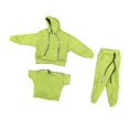 thumbnail image 4 of Sudadera con figura,Sudadera Pantalones Camiseta Ropa miniatura 1/12,Accesorios para el cuerpo de la figura de acción con sudadera y pantalones a escala 1/12,Sudadera y pantalones para muñeca, 4 of 9