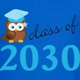 thumbnail image 3 of CafePress - Class Of 2030 Owl Graduation Gift T Shirt - Dark T-Shirt Kids XS-XL, 3 of 4