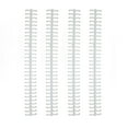 thumbnail image 2 of Binding Comb, 10mm 65 Sheet Holdable Binding Spine  For School Supplies For Student White, 2 of 8