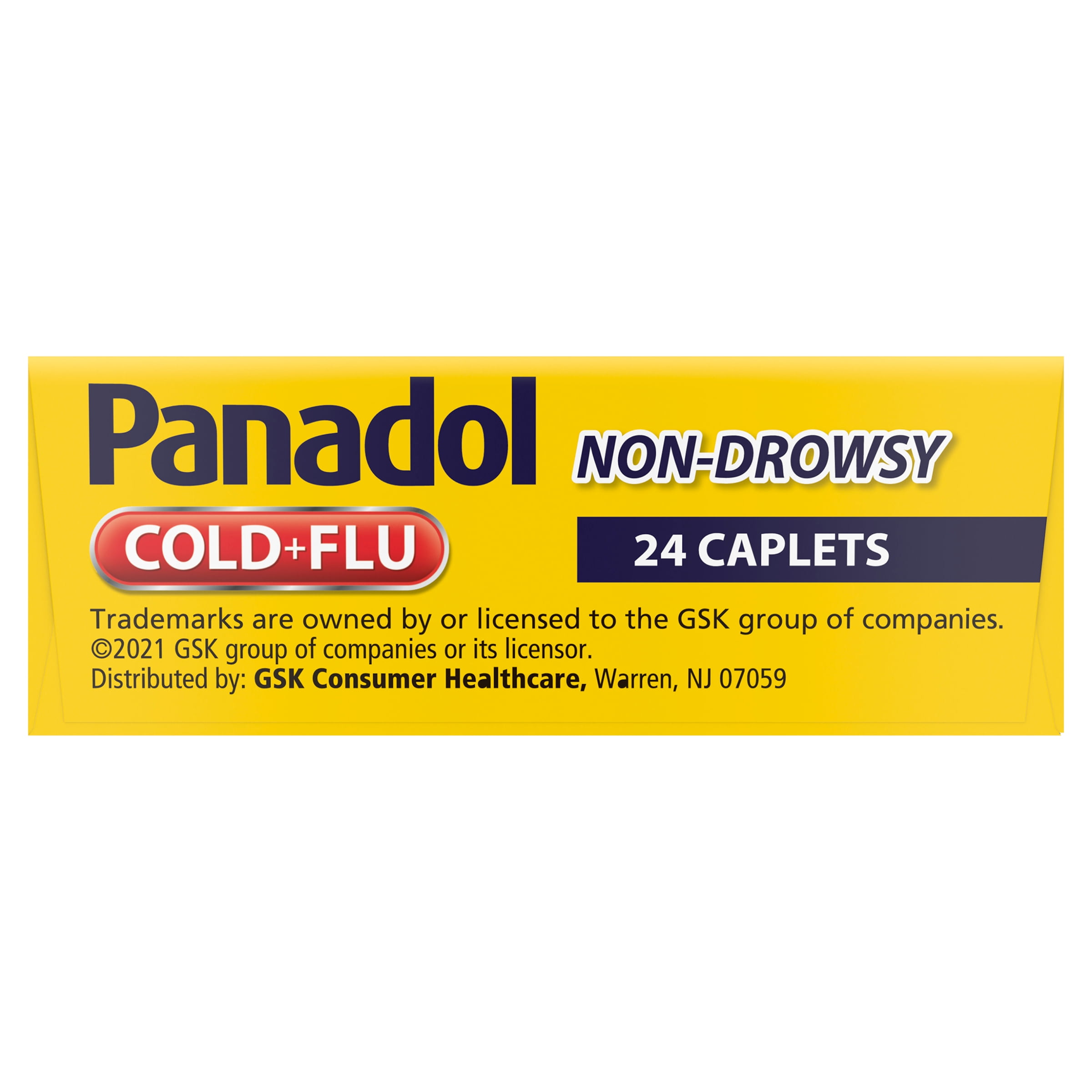 Panadol Non-Drowsy Cold & Flu Caplets 325 mg Acetaminophen 24 Count