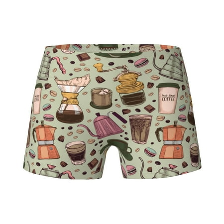 Girls Underwear - Coffee Makers Chocolate Cotton Soft Boxer Briefs Panties for Teens Panty Girls Boxer Briefs