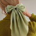 thumbnail image 3 of Large Hair Bows, 2PCS Satin Hair Ribbons Bow Hair Clips, Oversized Long Tail Hair Bow Barrette Satin Hair Bows Cute Hair Accessories for Women Girls, 3 of 7