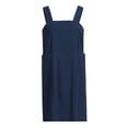 thumbnail image 2 of Japan Style Cotton Linen Aprons, Solid Color Cross Bandage X Shape Back Kitchen Cooking Clothes, 2 of 2