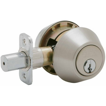 Schlage Jd62v619 Satin Nickel Double Cylinder Deadbolt Schlage Jd62v619 Satin Nickel Double Cylinder Deadbolt