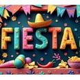 thumbnail image 4 of Colorful Design Fiesta Banner Mexican Party Decor Floral Guitar Sombrero Banner for Fiesta Celebration Cinco de Mayo Event Decoration, 4 of 7