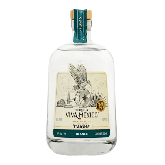 Tequila Viva México Tahona Blanco 750 Ml Viva México Tequila Blanco