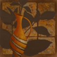 thumbnail image 3 of Loreth, Lanie 12x12 Black Modern Framed Museum Art Print Titled - Little Striped Vase I, 3 of 5