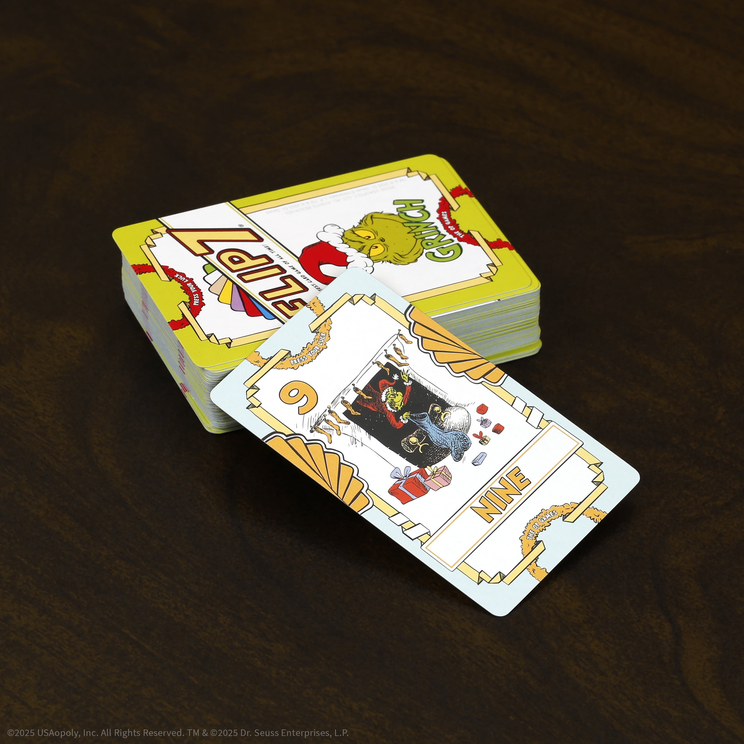 Flip 7™ The Grinch Edition Card Game, by USAopoly (Walmart Exclusive)