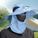 thumbnail image 1 of Mini ventilador solar con batería recargable por USB, sombrero de pescador con flujo de aire fuerte para el sol para hombre, ideal para verano, senderismo al aire libre, 1 of 6