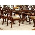 thumbnail image 4 of Dining Chairs Formal Set of 2 Side Chairs Dining Room Furniture Traditional Formal Solidwood Fabric Padded Cushion Seat, 4 of 4