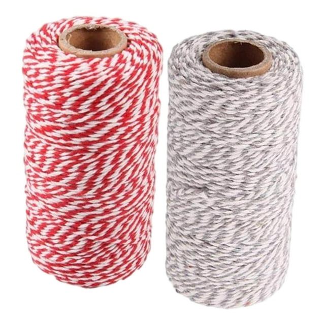 hilo de yute para manualidades, de colores para manualidades,hilo de artesanía,hilo de algodón de navidad,cinta de vacaciones de navidad Yuyangstore hilo de yute para manualidades