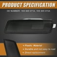 thumbnail image 3 of Pair Side Marker Front Fender Lamps Housings for Volkswagen MK5 Golf GTI Rabbit 2006-2009 Jetta 2005-2010 R32 2008 Black, 3 of 6