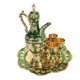 thumbnail image 1 of JUEGO DE TÉ PARA TÉ O CAFÉ, JUEGO DE TAZAS DE CAFÉ DE COBRE TURCO DE ALEACION DE ZINC VINTAGE, KIT DE OLLA DE VINO DE METAL PARA BAR EN Casa, Fiesta de Té, Cumlearimos,, 1 of 7