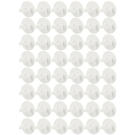 48-pack Outlet Plug Covers White Child Baby Proof Electrical Protector Safety Power Socket Plastic