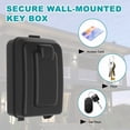 thumbnail image 4 of Wall-Mounted Key Lock Box, 12 Digit Combination Lock Box for Keys with Resttable Code, Weatherproof Outdoor Lockbox, Large Capacity Key Safe Storage Lock Box for Home, Office, Garage, 4 of 11