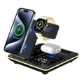 thumbnail image 1 of Cargador Inalámbrico 3 en 1 para iPhone 17 16 15 14 13 12 11 X 8 Apple Watch 11 10 9 8 7 6 5 4 3 2 SE Ultra y AirPods 4 3 2 Pro con Luz Táctil y Ventilación, 1 of 7