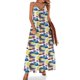 thumbnail image 1 of Patrón de camisa de Doc Brown Vestido sin mangas Vestidos para mujer Vestidos de mujer Vestidos de ceremonia Vestido de mujer verano 2024, 1 of 7